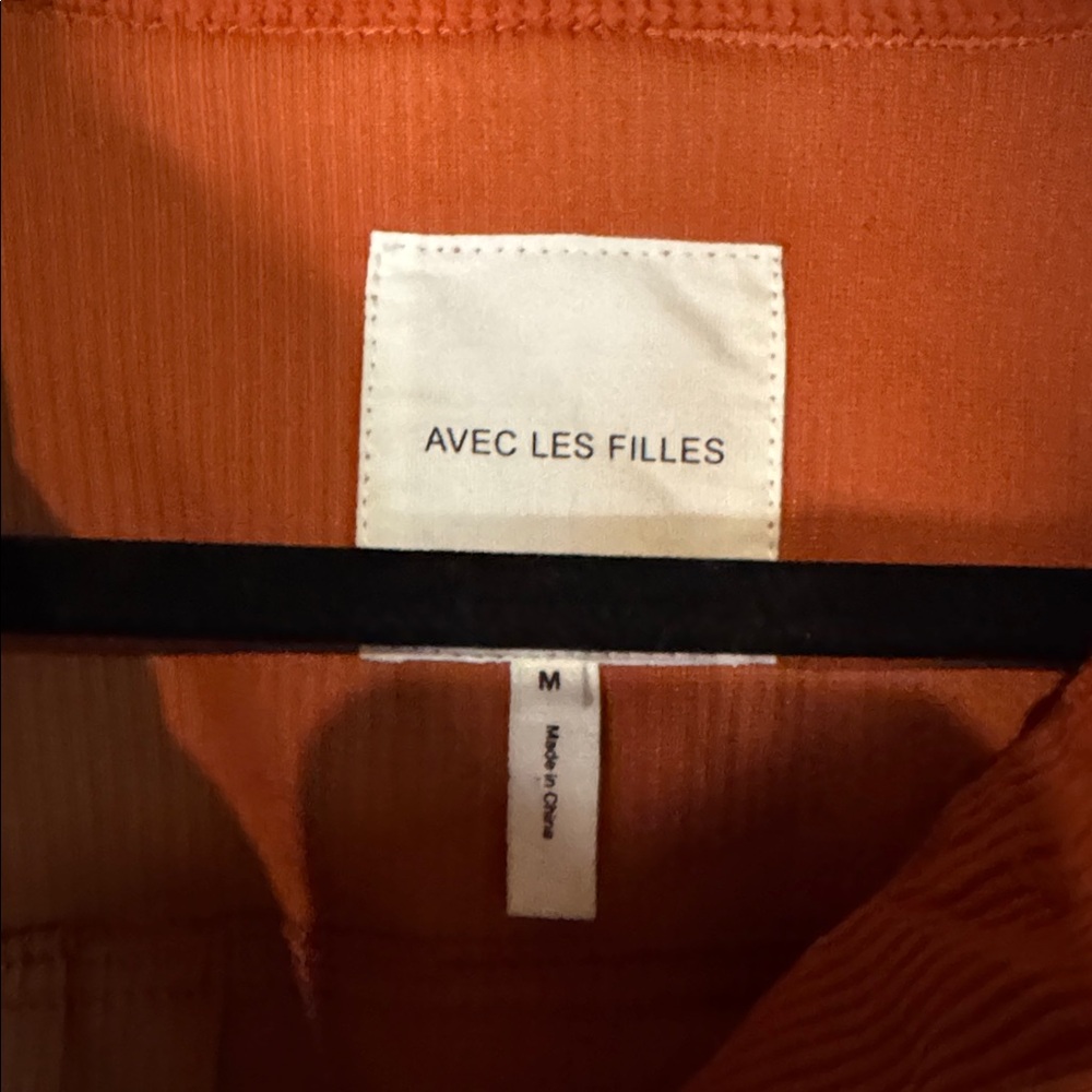 Avec Les Filles from Nordstroms Rust Corduroy Shacket - Picture 2 of 6